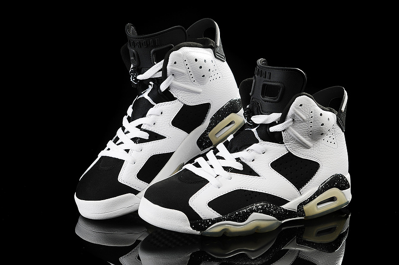 Air Jordan 6 Mens Shoes Aaa Black/White Online